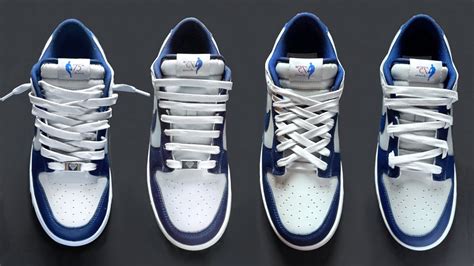 how to lace nike dunk 1